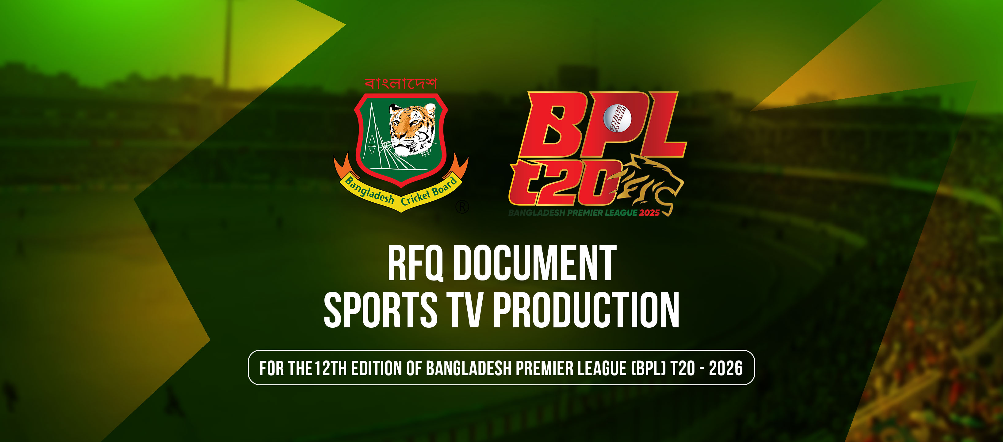 RFQ Document - Sports TV Production - BPL T20 12th Edition